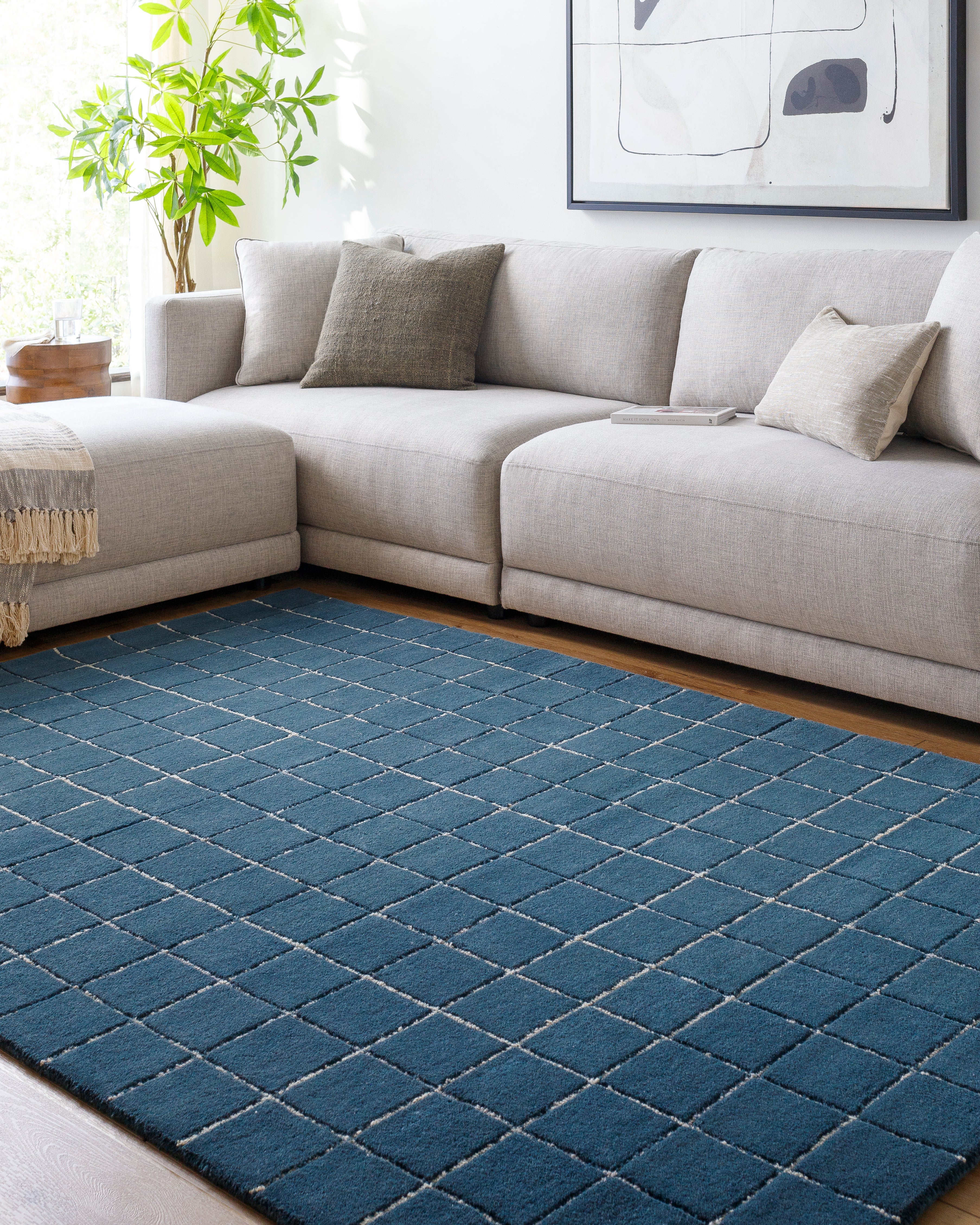 Brook BKO-2342 Rug- Blue