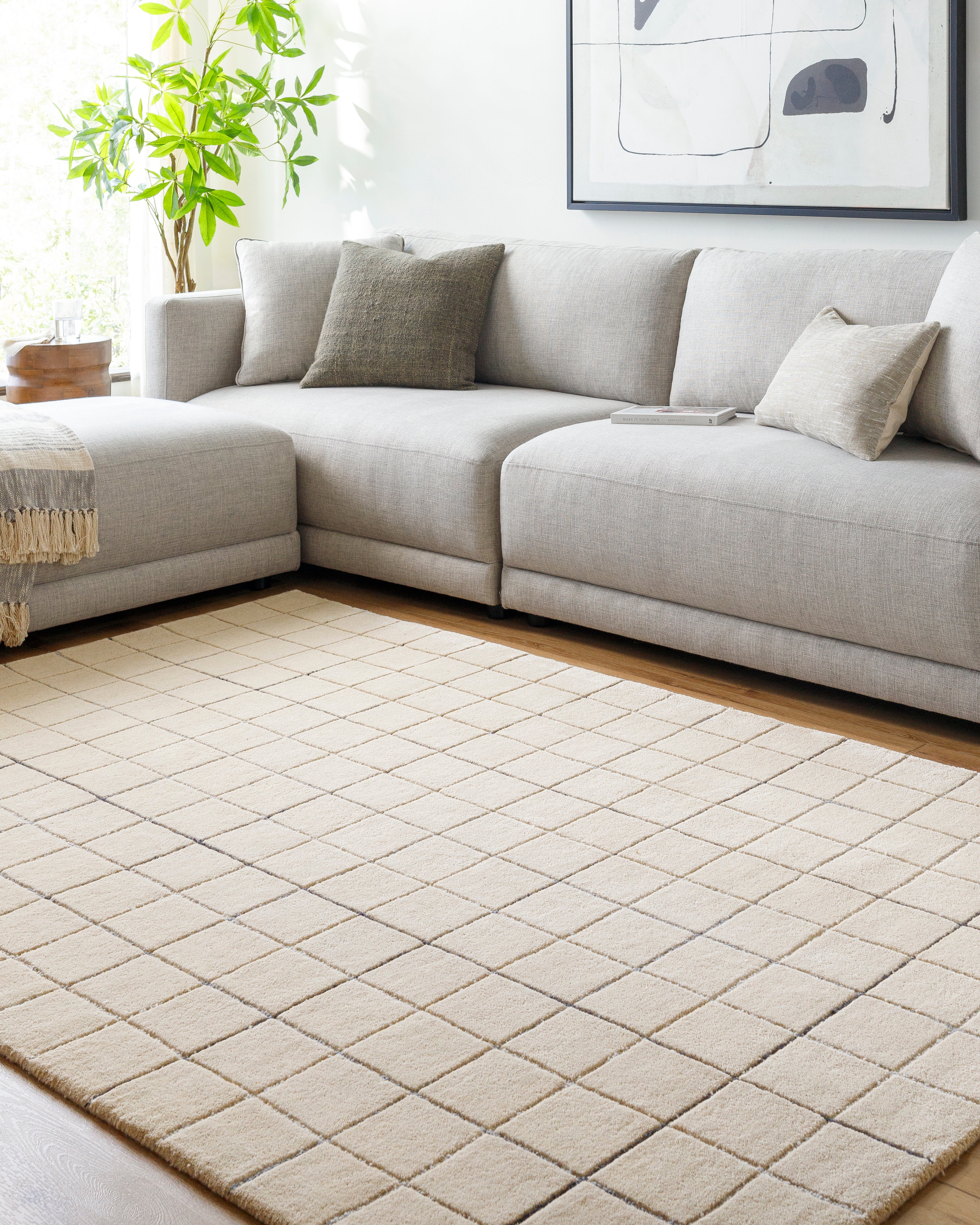 Brook BKO-2343 Rug-Tan, Black, Gray