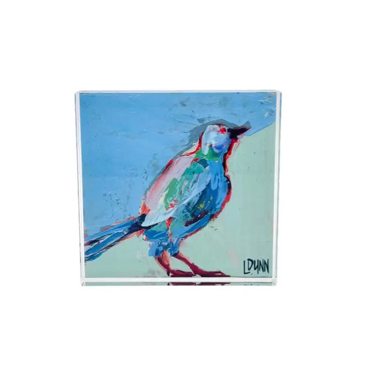 Bluebird Acrylic Block