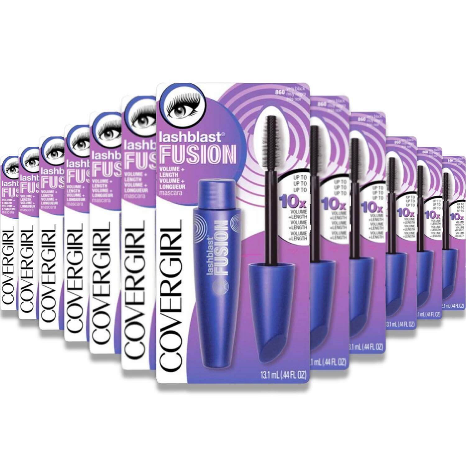 Covergirl - LashBlast Fusion Mascara, Very Black [860]  - 0.44 Oz - 24 Pack