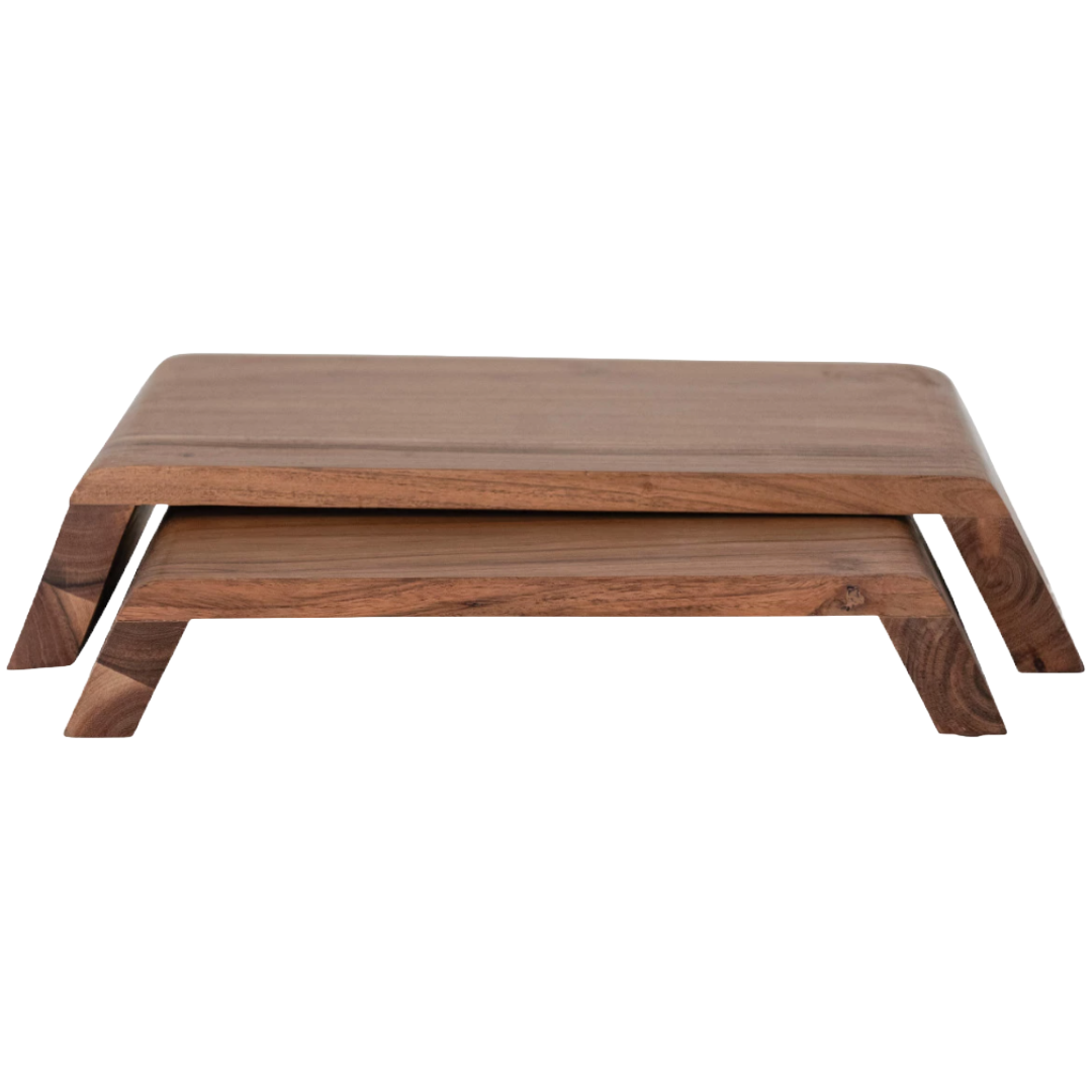 Acacia Wood Nesting Trays