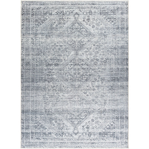 Embrace EMA-2312 Rug- Slate, Pale Blue, Ivory, Gray, Charcoal