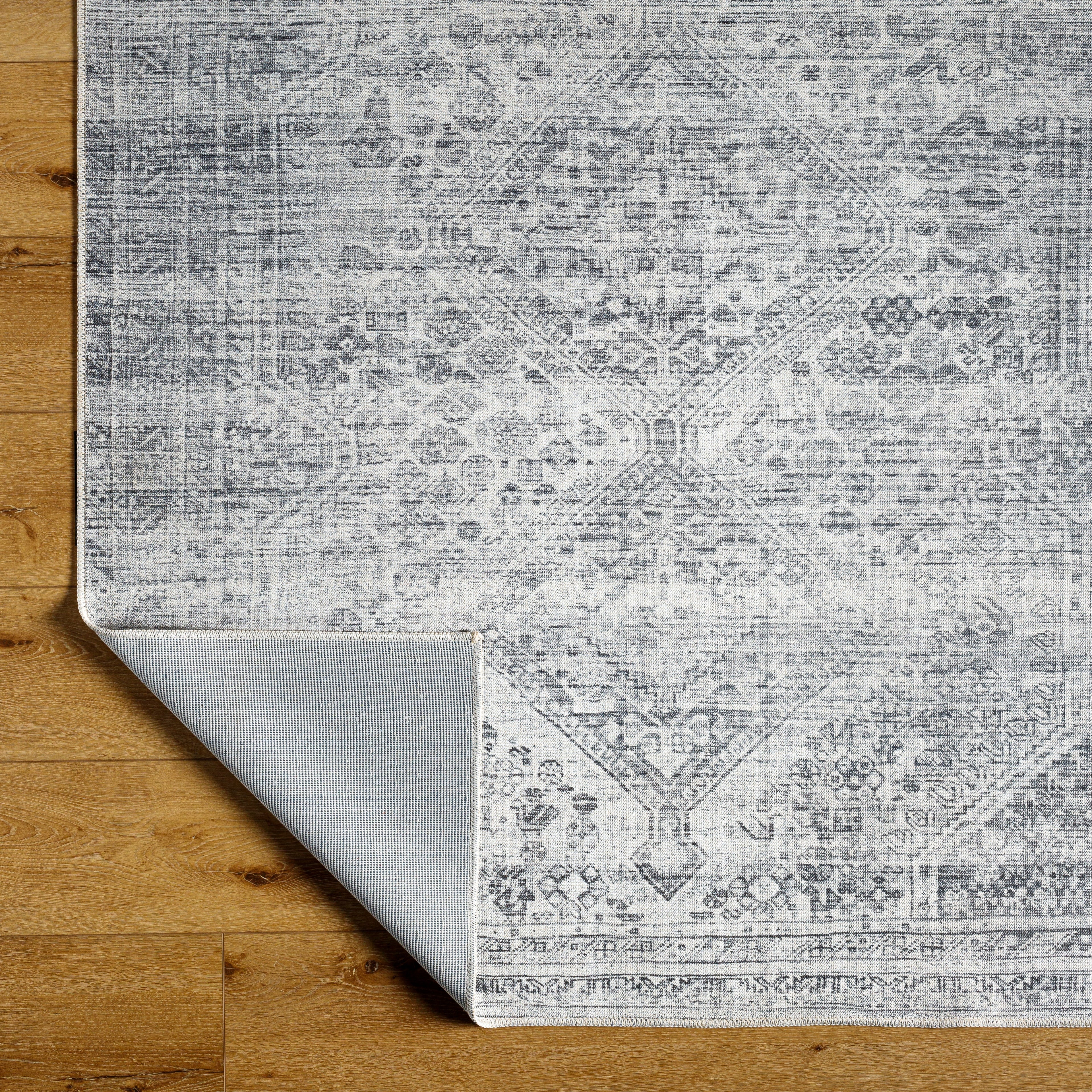 Embrace EMA-2312 Rug- Slate, Pale Blue, Ivory, Gray, Charcoal