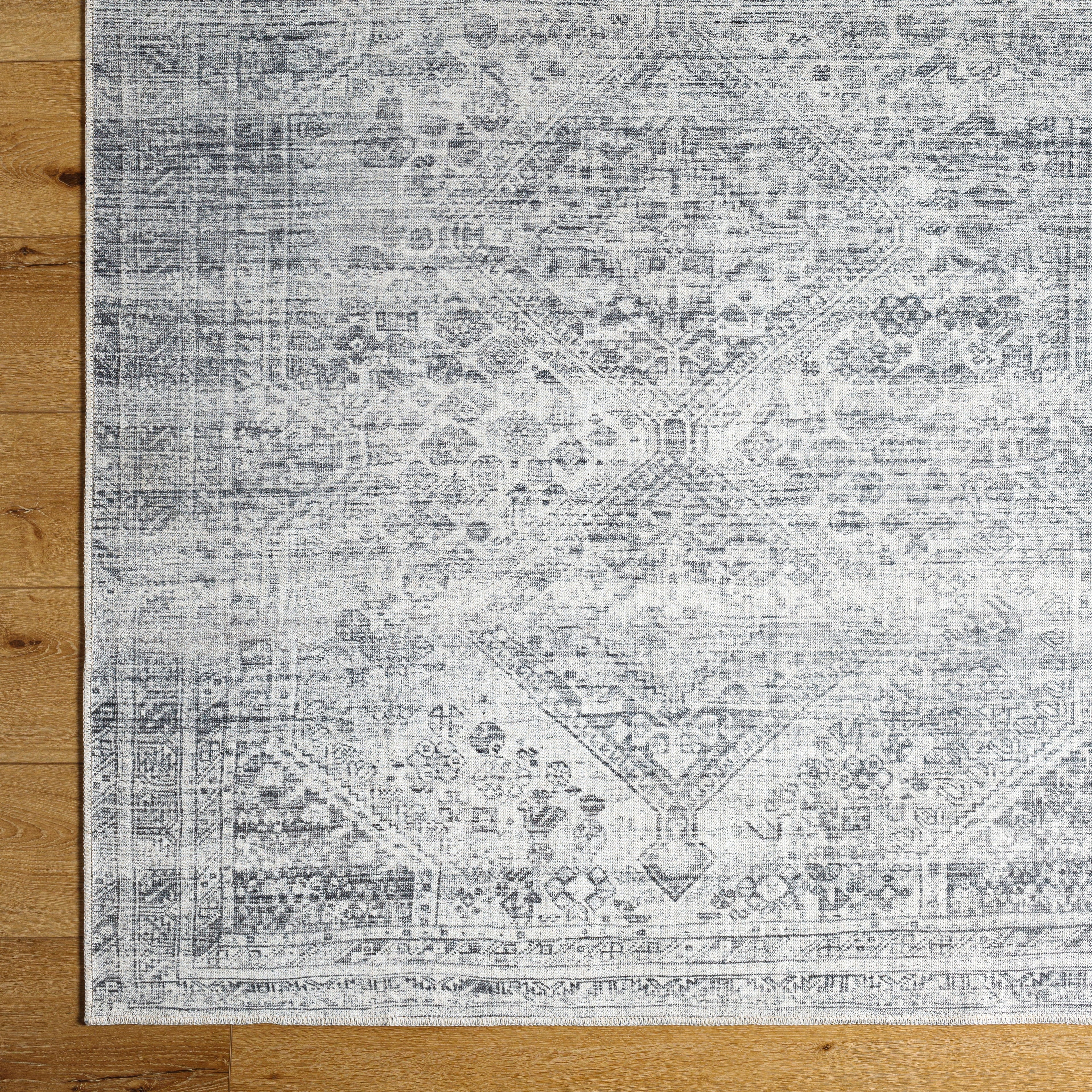 Embrace EMA-2312 Rug- Slate, Pale Blue, Ivory, Gray, Charcoal