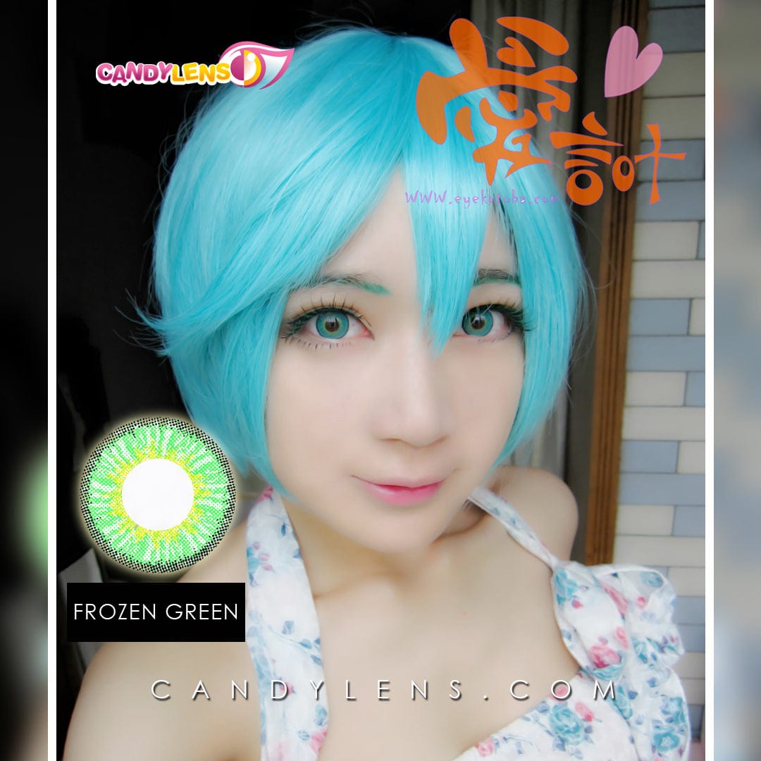 Frozen Green Cosplay Contacts