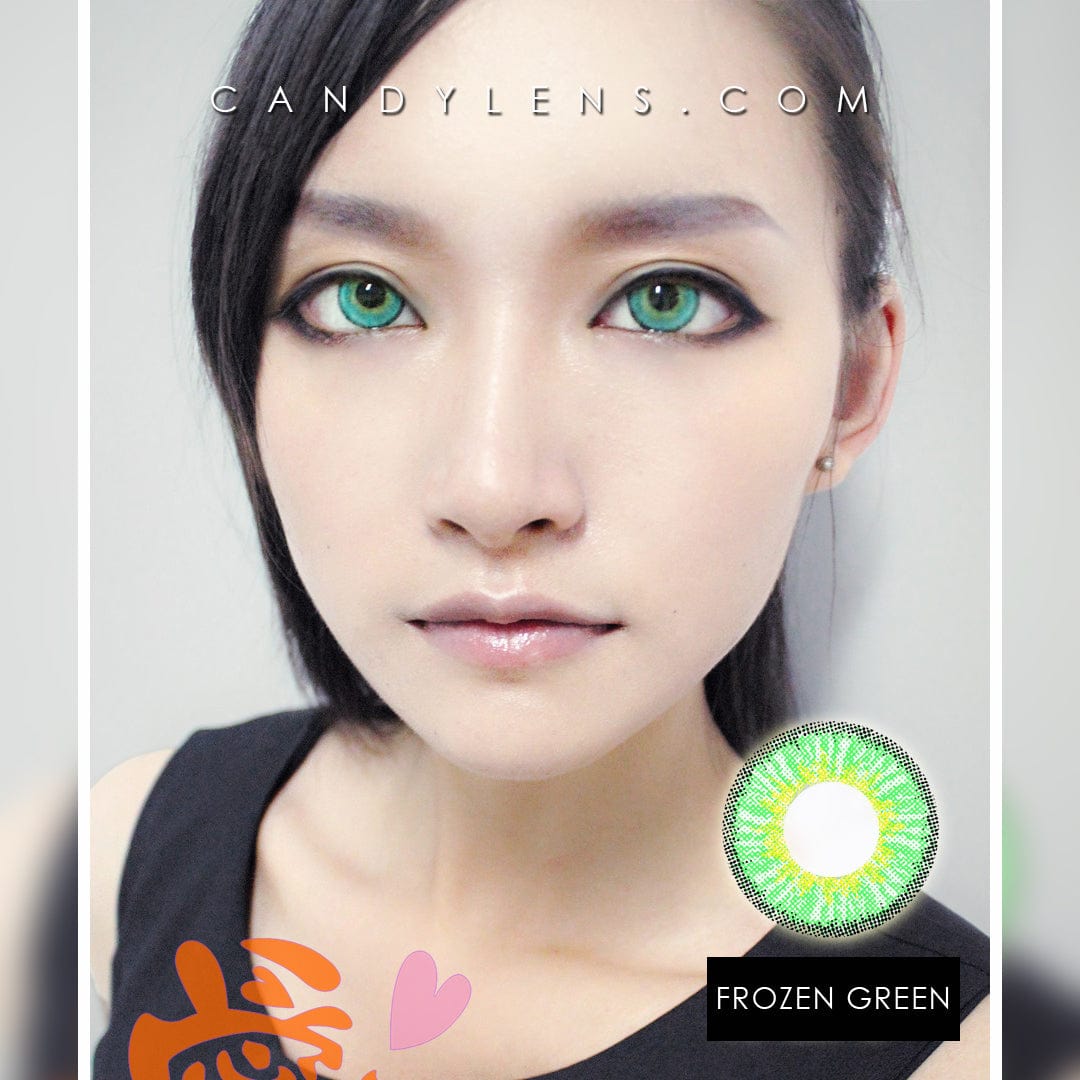 Frozen Green Cosplay Contacts
