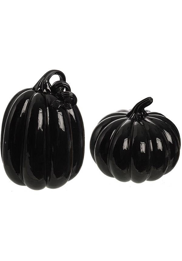 Black [Glass] | PUMPKIN DECOR**