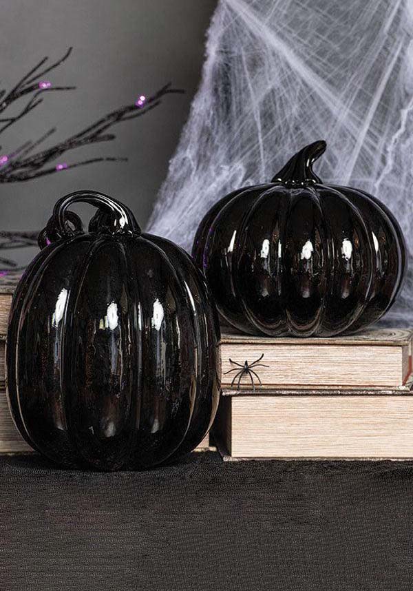 Black [Glass] | PUMPKIN DECOR**