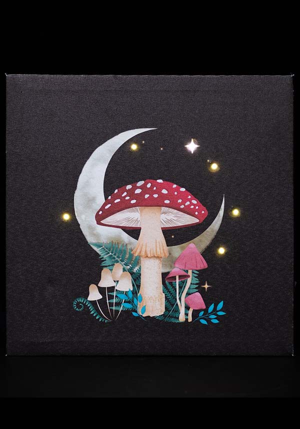 Forest Mushroom Light Up | CANVAS PLAQUE