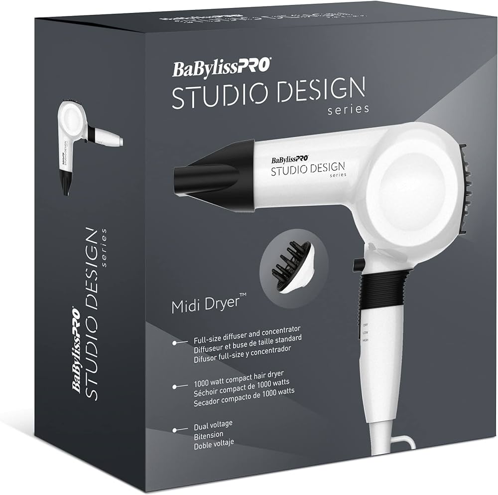 BabylissPro Studio Design Midi Dryer