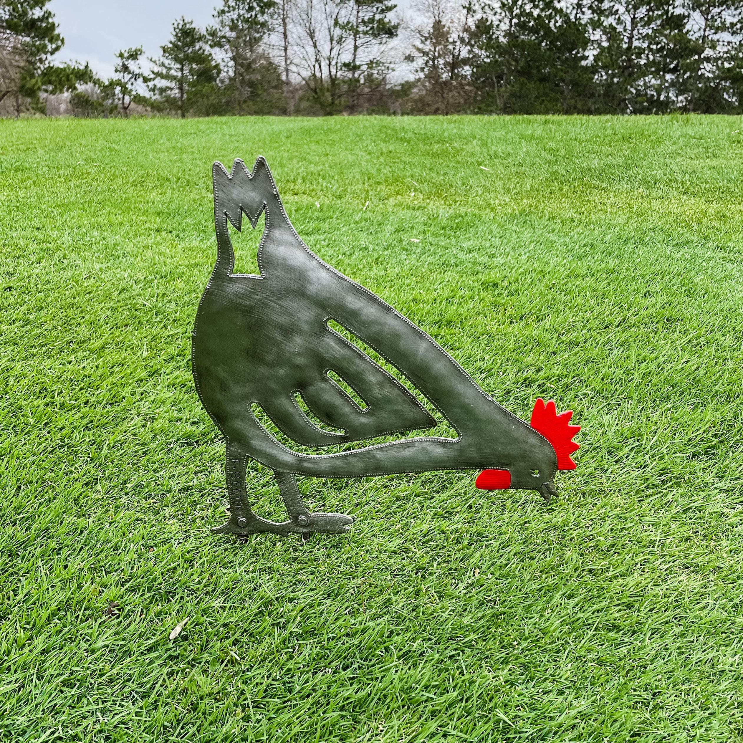 Chicken Garden Stake - FMSCMarketplace.org