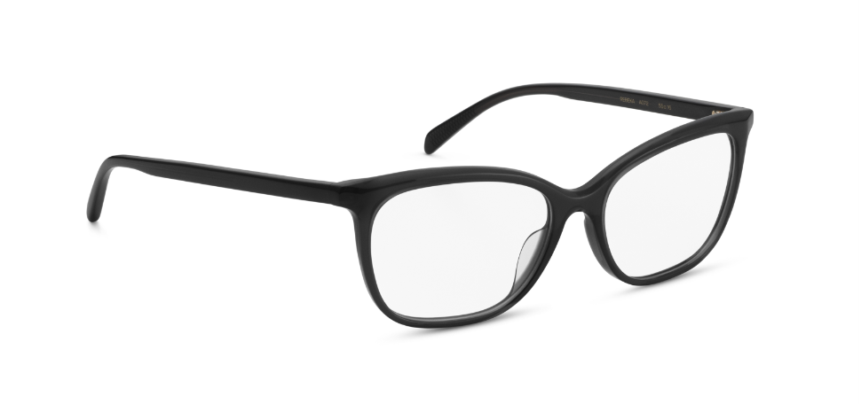 orgreen rebeka eyeglasses glasses spectacles handmade in japan quality danish design premium cotton acetate rectangular women ladies female a072 almost black