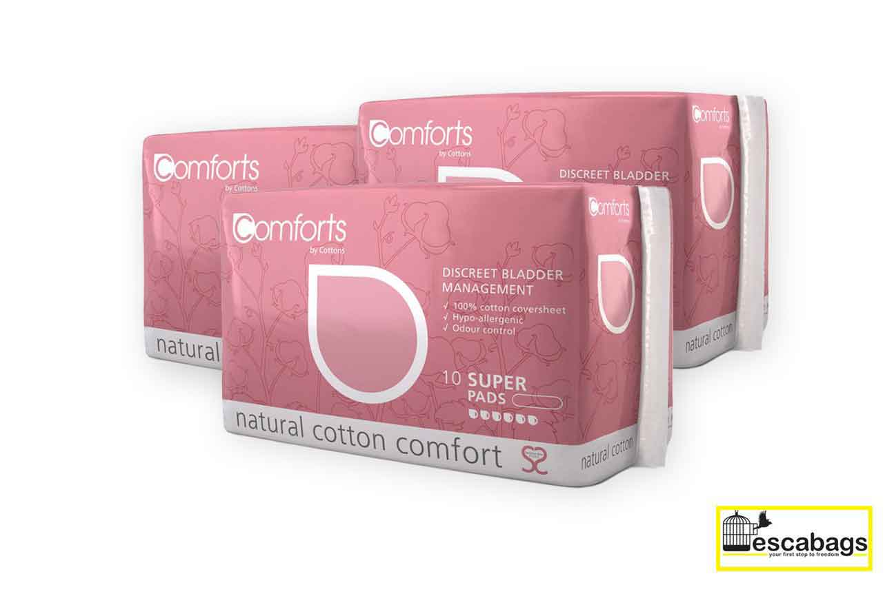 Comforts Premium Super Pads - Bulk(4 Packs)